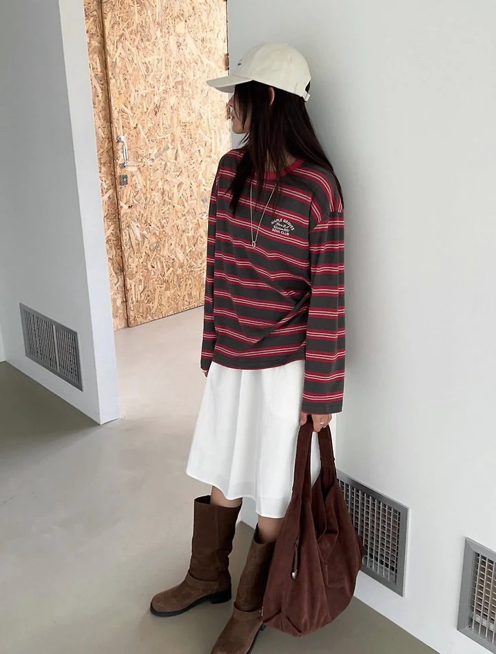 Mayple Stripe Tee by Diana for Women - view 3