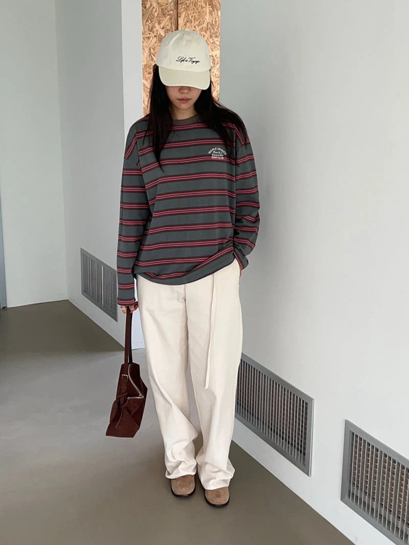 Mayple Stripe Tee by Diana for Women - view 5