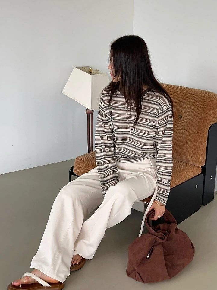 Knit Stipe Tee by Diana for Women - view 2