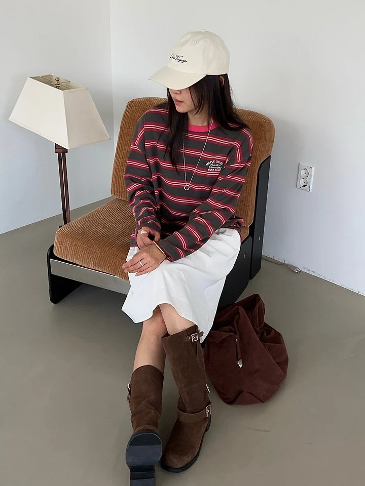 Mayple Stripe Tee by Diana for Women - view 6