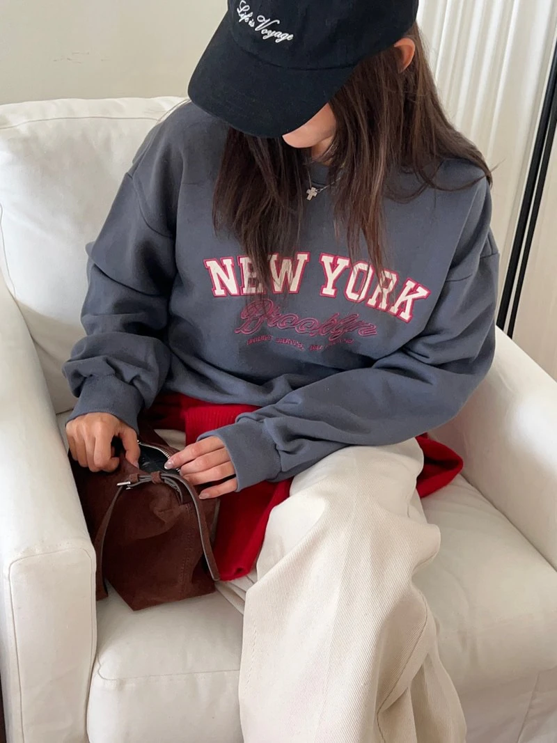 New York Embroidery Sweatshirts by Diana for Women - view 1
