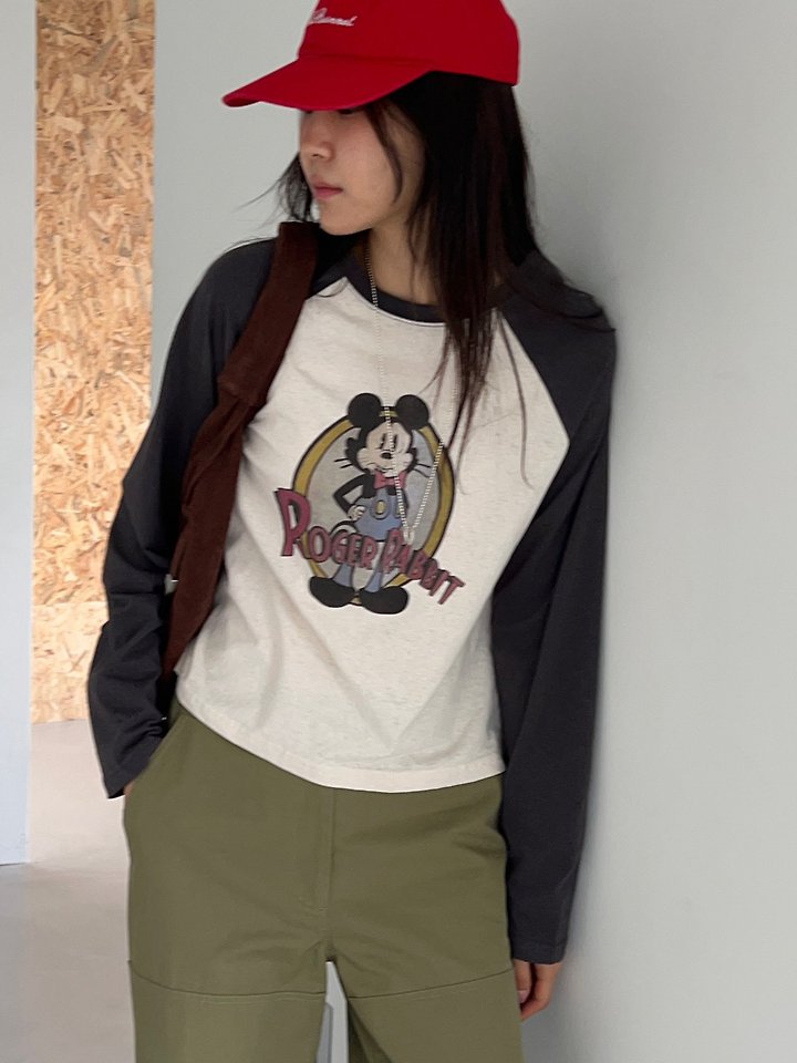 Rabbit Raglan Tee by Diana for Women - view 10