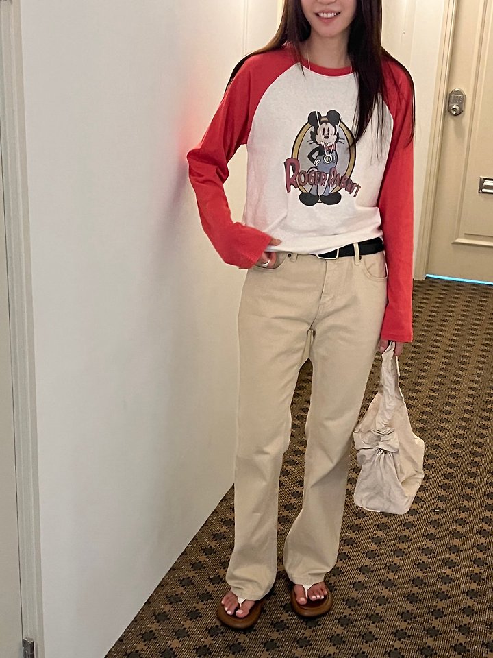 Rabbit Raglan Tee by Diana for Women - view 3