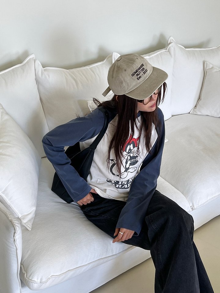 Devil Cat Raglan Tee by Diana for Women - view 6