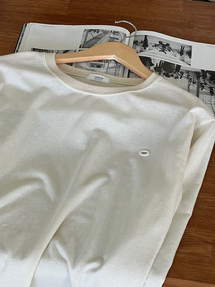 Heather Button Tee by Diana for Women - view 2