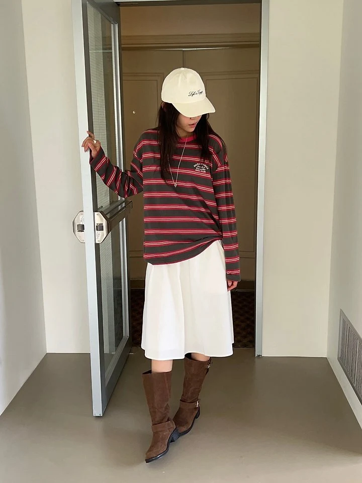 Mayple Stripe Tee by Diana for Women - view 1