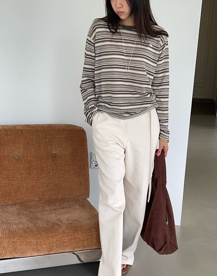 Knit Stipe Tee by Diana for Women - view 6