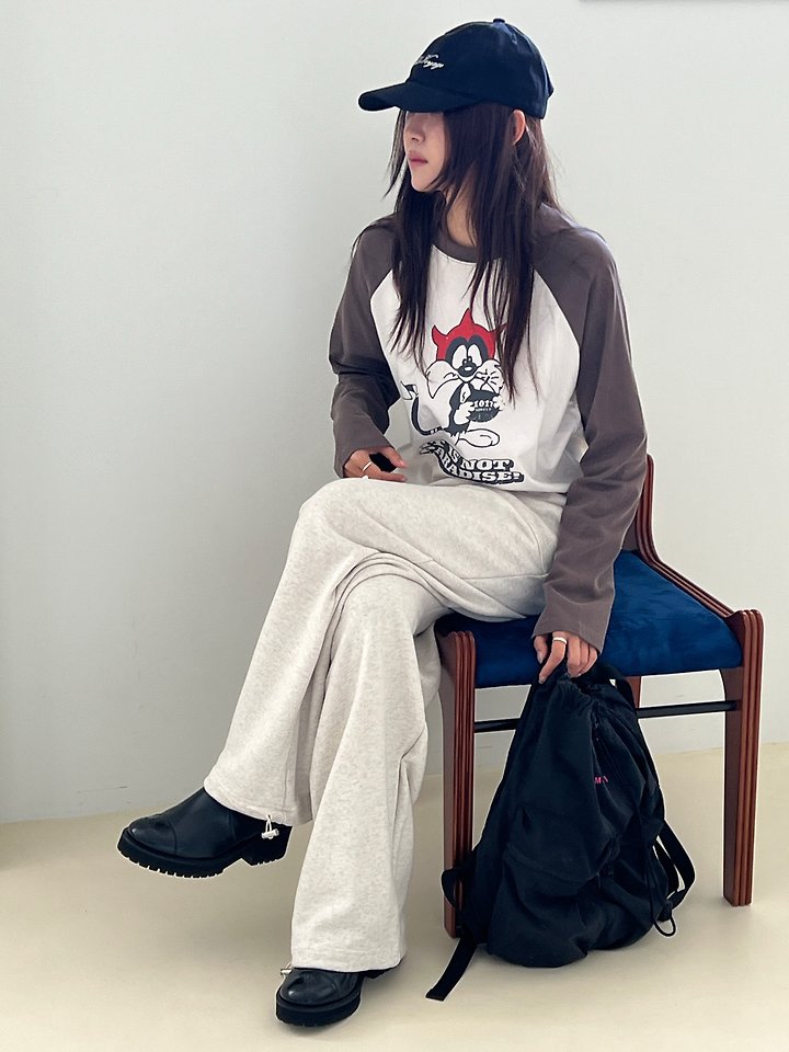 Devil Cat Raglan Tee by Diana for Women - view 1