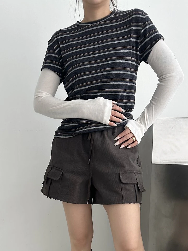 Cutoff Cargo Shorts by Dress U for Women - view 10