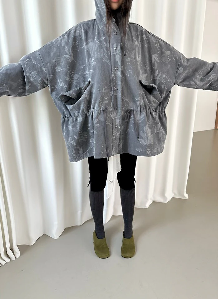 Unique Flower Hooded Jacket by Dress U for Women - view 4