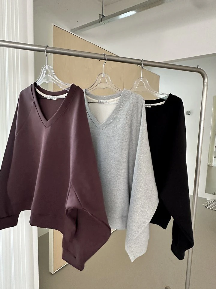 Raglan V Sweatshirt by Dress U for Women - view 7
