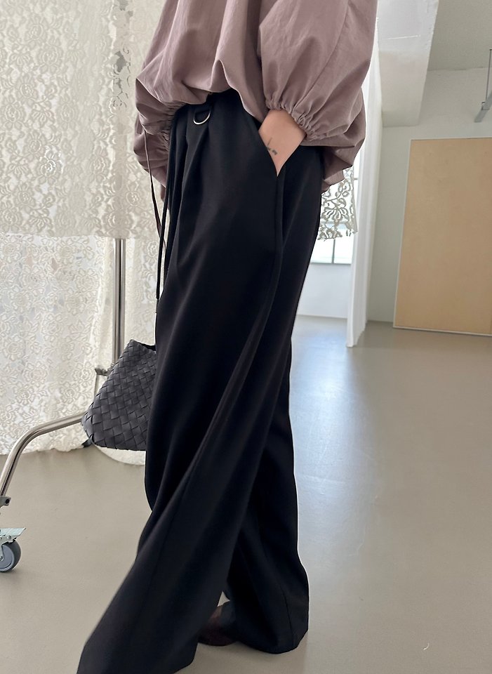 Pintuck Wide Pants by Dress U for Women - view 3