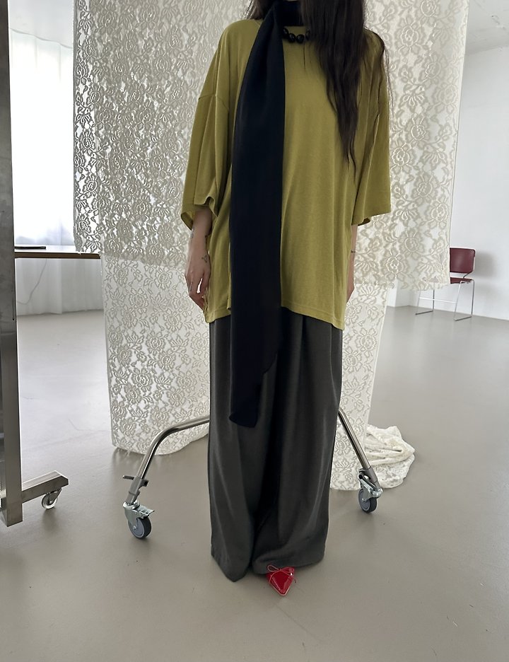Pintuck Wide Pants by Dress U for Women - view 9