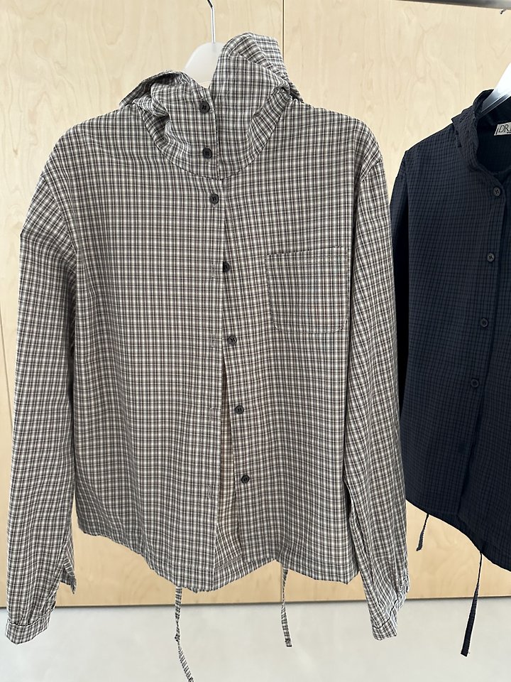 Check Hooded Shirt by Dress U for Women - view 3