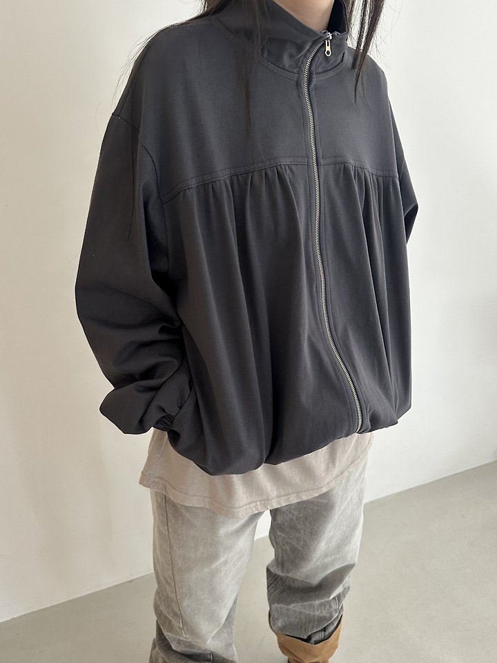 Shirring Band Zip-Up by Dress U for Women - view 4