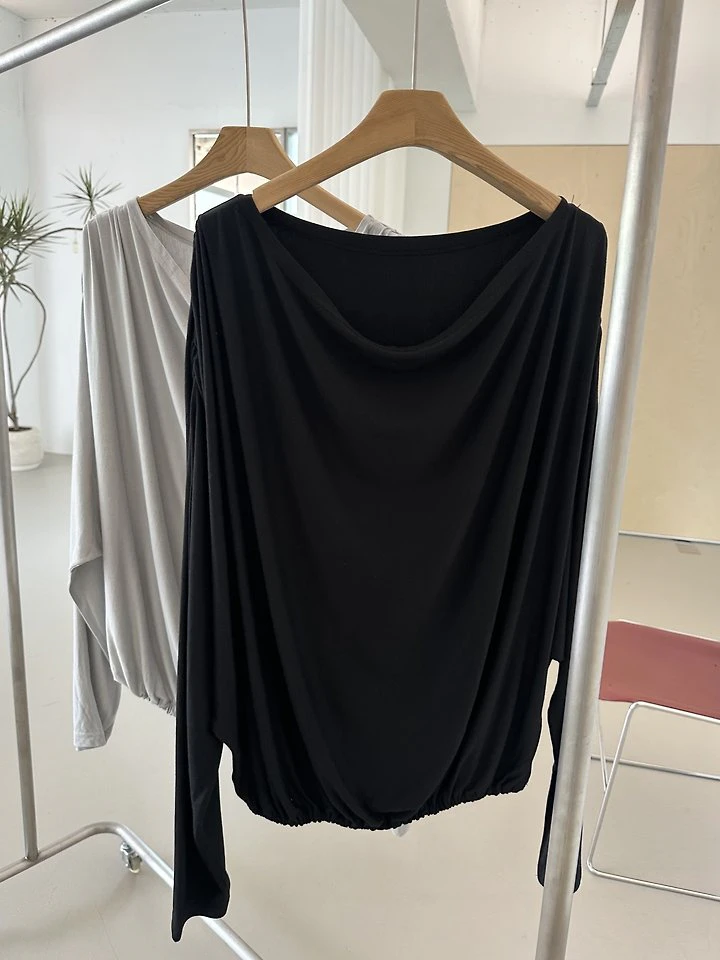 Cozy Shirring Tee by Dress U for Women - view 3