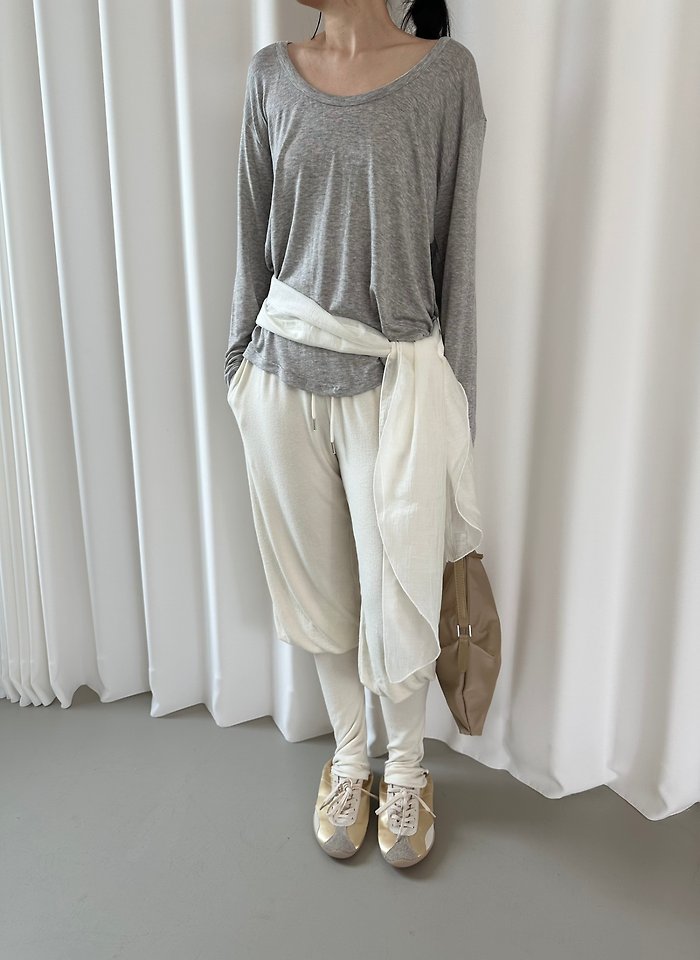 Hadden U-Neck Sleeve Tee by Dress U for Women - view 6