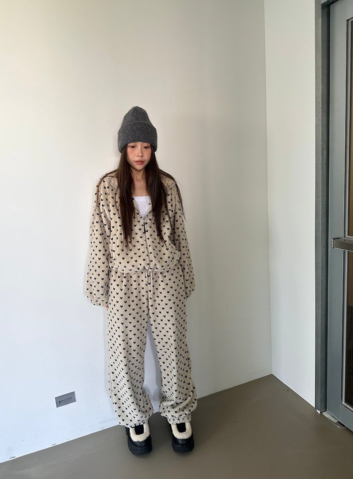 Mini Heart Fleece Jacket by Dress U for Women - view 12