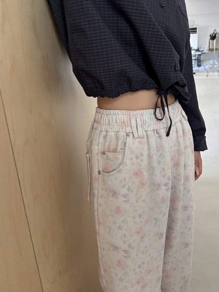 Flower French Terry Pants by Dress U for Women - view 9