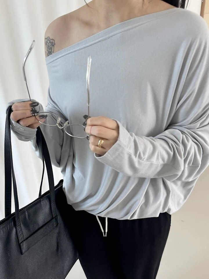 Cozy Shirring Tee by Dress U for Women - view 8