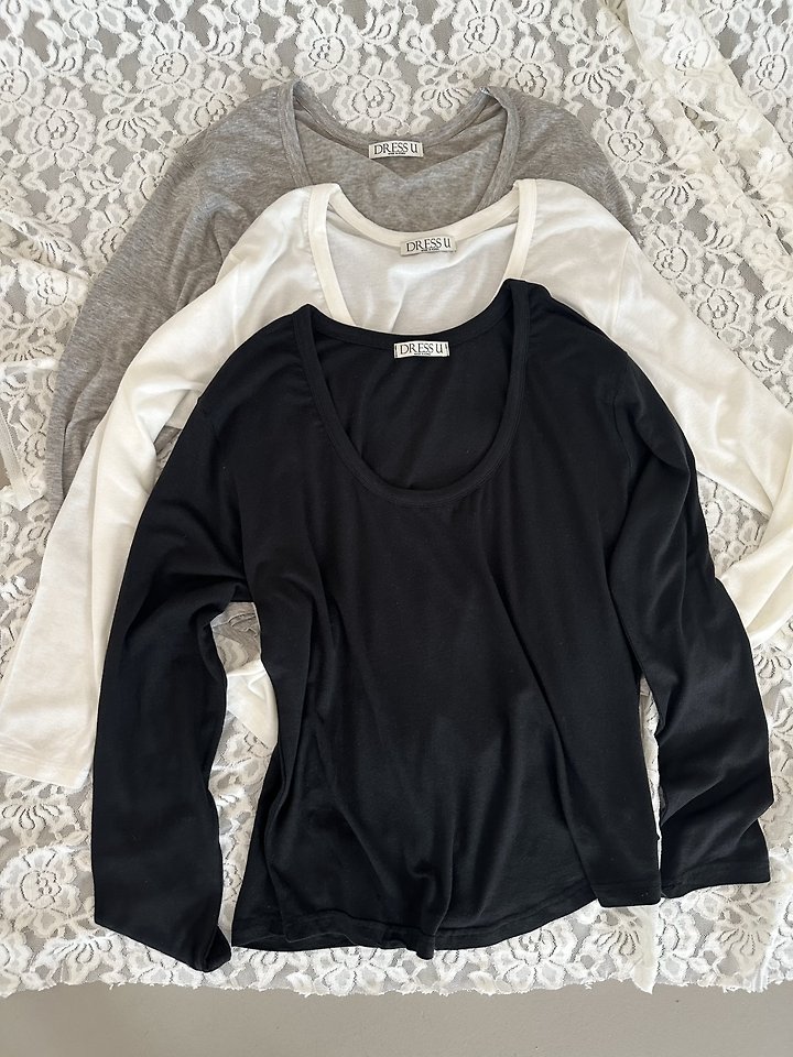 Hadden U-Neck Sleeve Tee by Dress U for Women - view 1