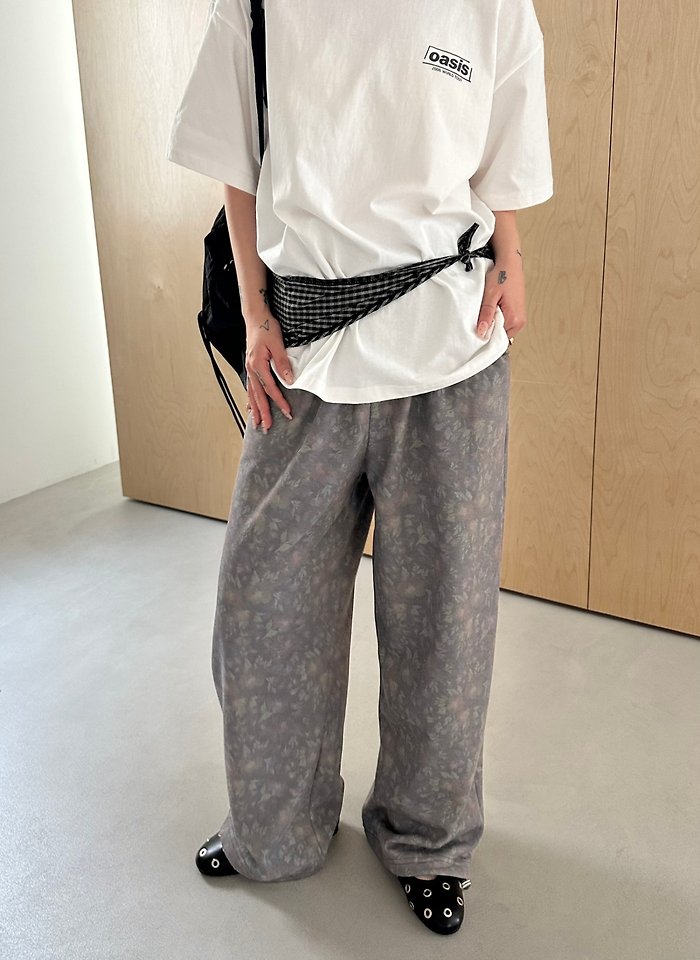 Flower French Terry Pants by Dress U for Women - view 11