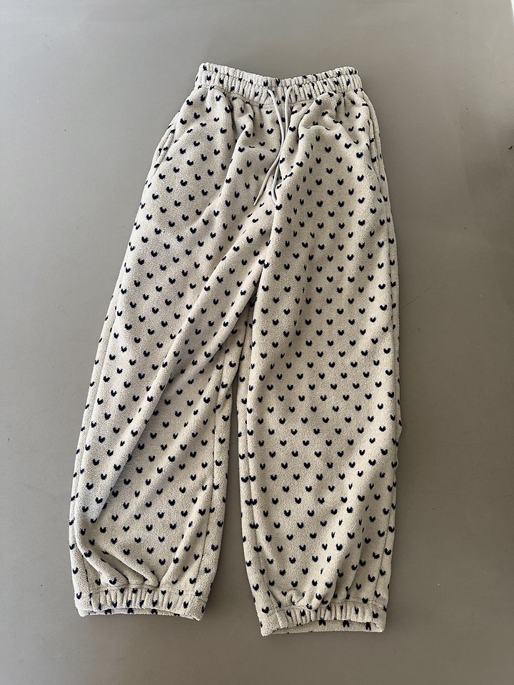 Mini Heart Fleece Pants by Dress U for Women - view 7