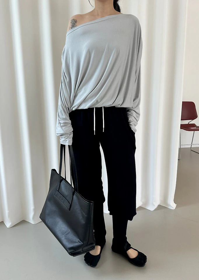 Cozy Shirring Tee by Dress U for Women - view 9
