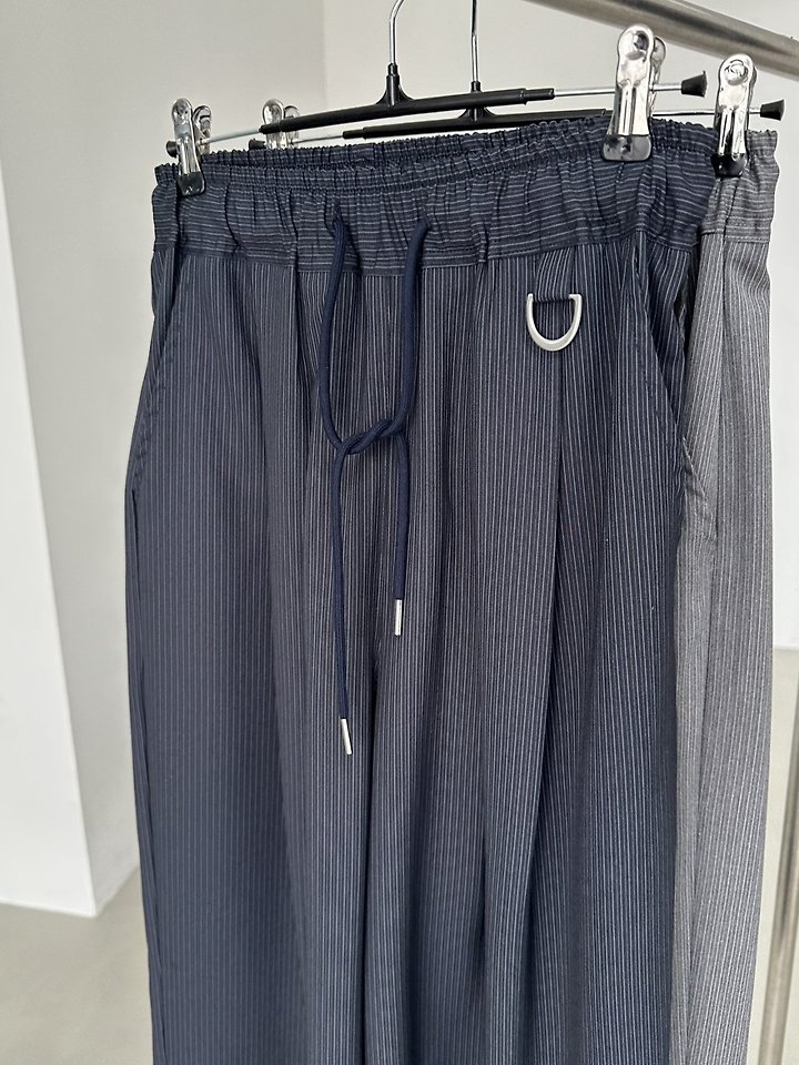 Striped Wide Pintuck Pants by Dress U for Women - view 11