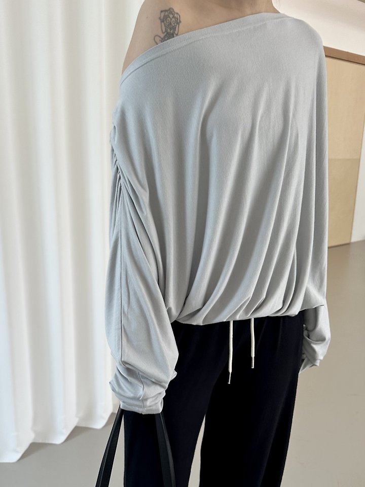 Cozy Shirring Tee by Dress U for Women - view 10