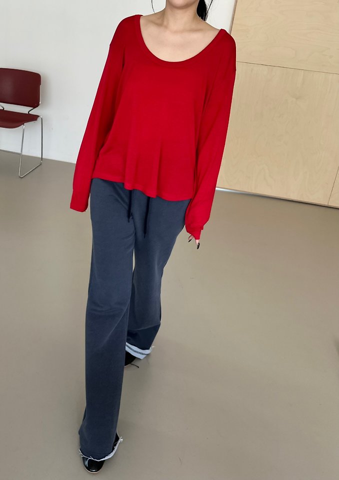 Pigment Low Bootcut Pants by Dress U for Women - view 5