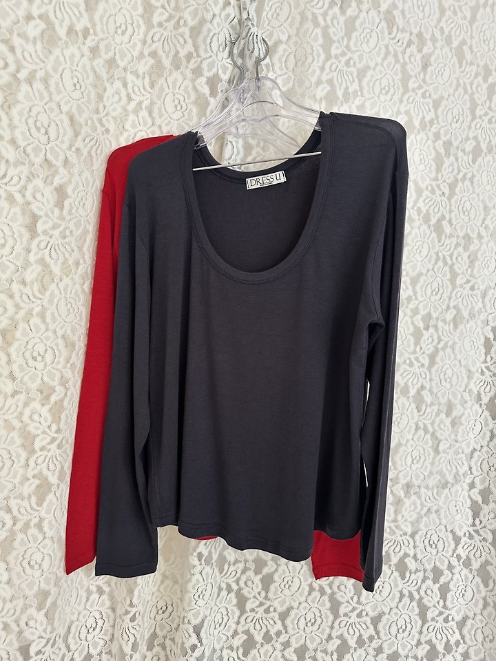 Hadden U-Neck Sleeve Tee by Dress U for Women - view 3