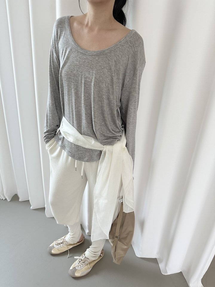 Hadden U-Neck Sleeve Tee by Dress U for Women - view 5
