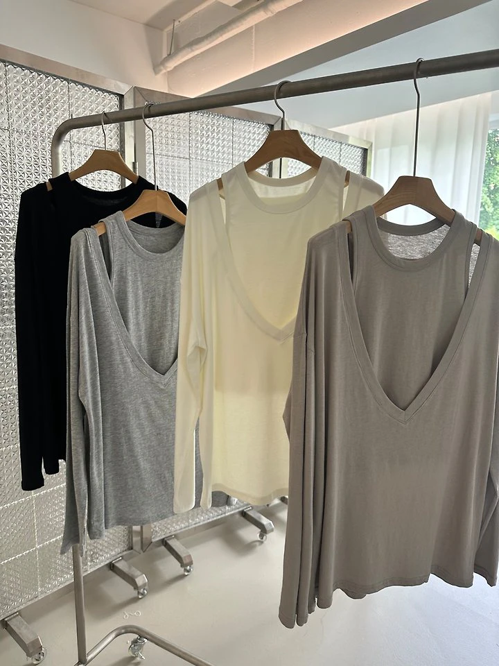 Moment Deep V-Neck Set by Dress U for Women - view 3