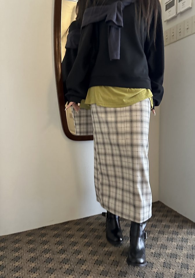 Grid Check Skirt by Dress U for Women - view 1
