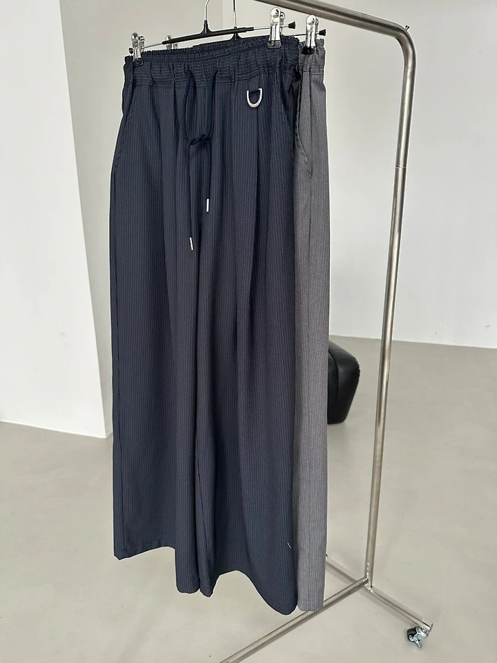 Striped Wide Pintuck Pants by Dress U for Women - view 7