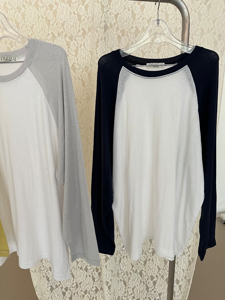 Raglan Colorblock Raglan Tee by Dress U for Women - view 3
