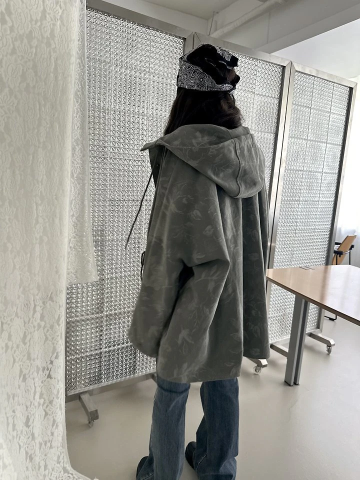 Unique Flower Hooded Jacket by Dress U for Women - view 11
