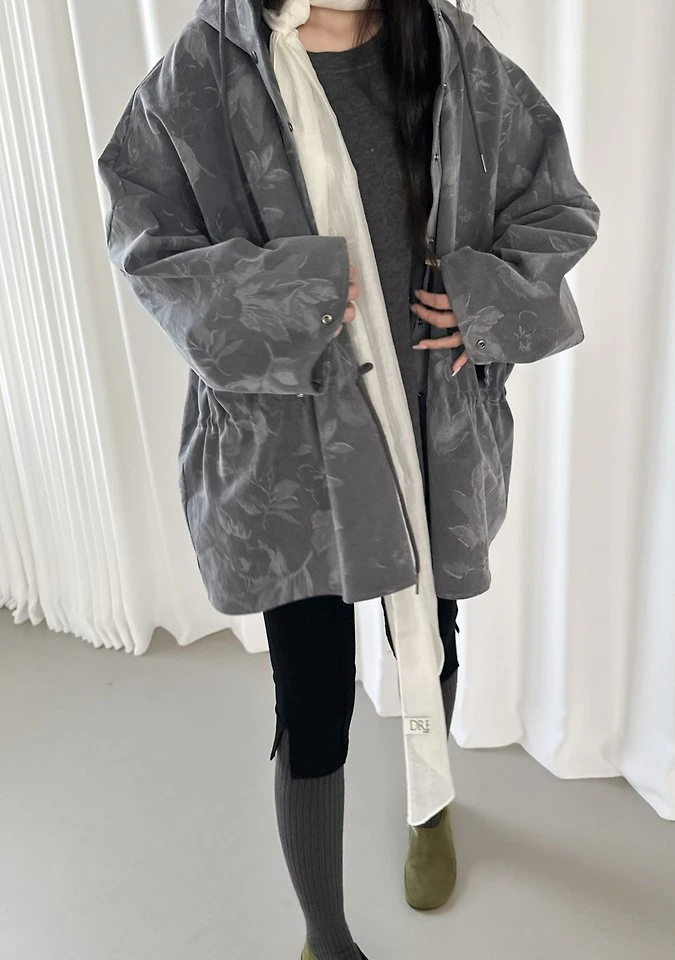 Unique Flower Hooded Jacket by Dress U for Women - view 3