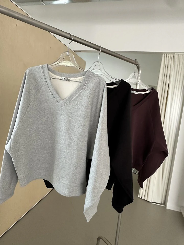 Raglan V Sweatshirt by Dress U for Women - view 8