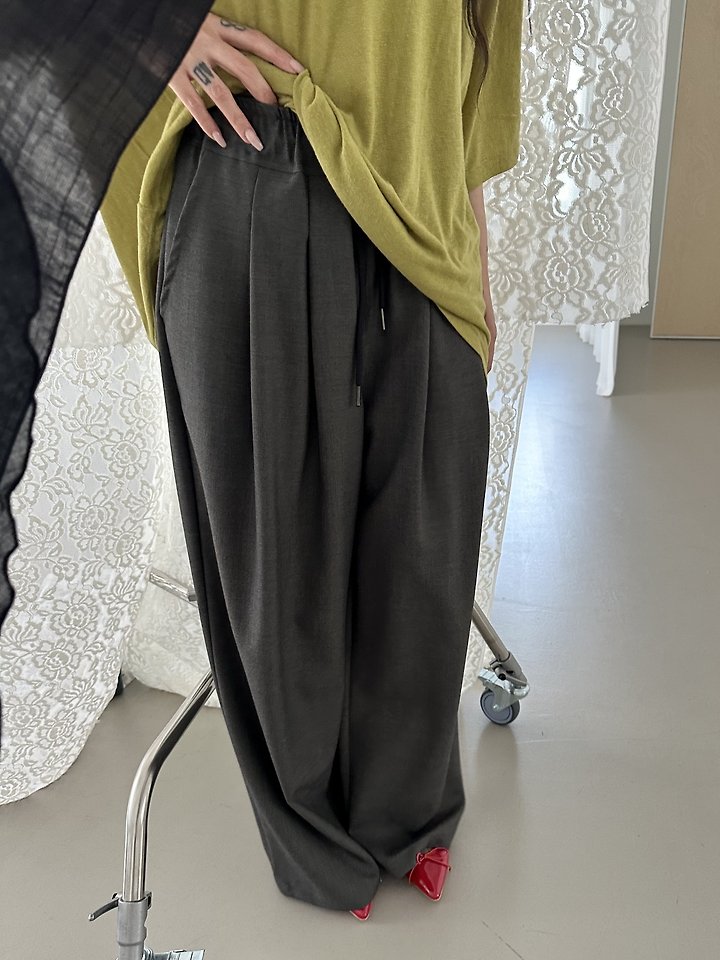 Pintuck Wide Pants by Dress U for Women - view 10
