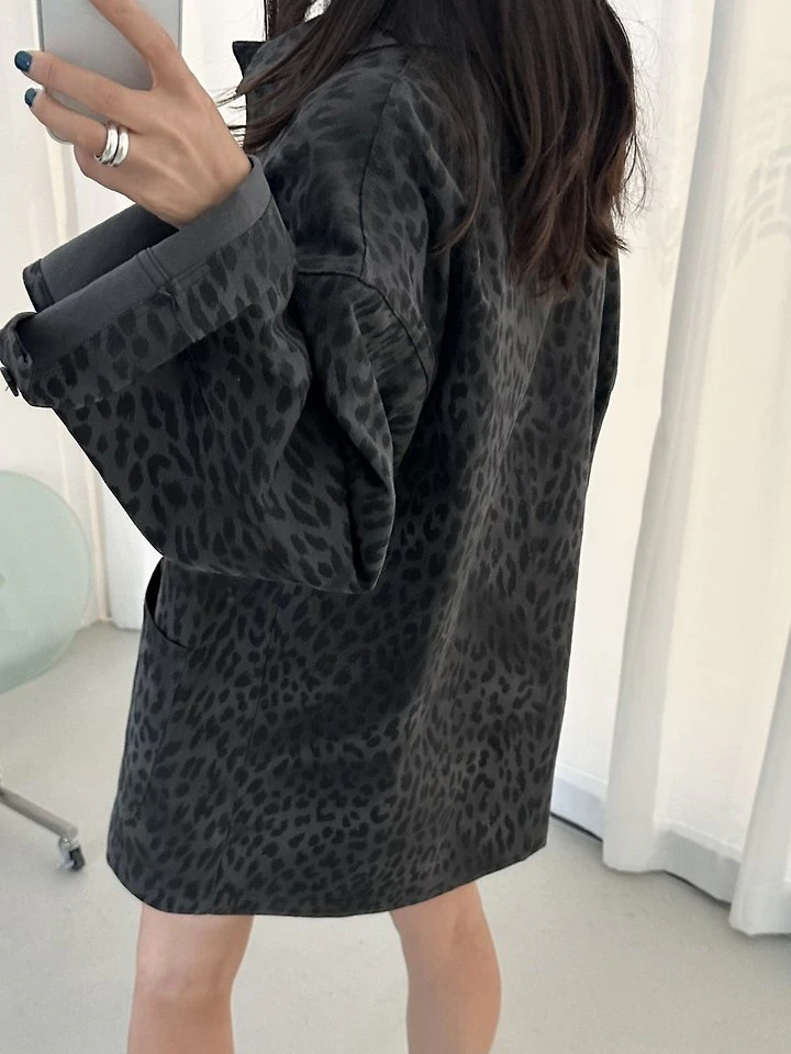 Leopard Cotton Jacket by Dress U for Women - view 11