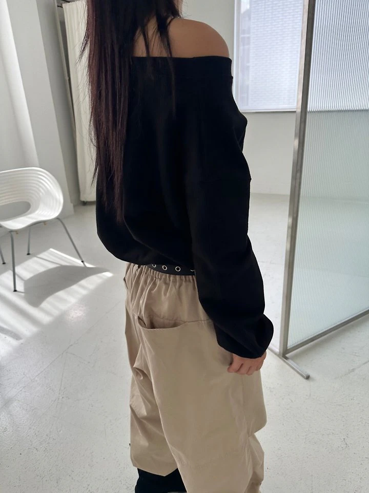 Off-Shoulder Sweatshirt by Dress U for Women - view 8