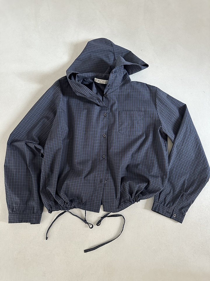 Check Hooded Shirt by Dress U for Women - view 4