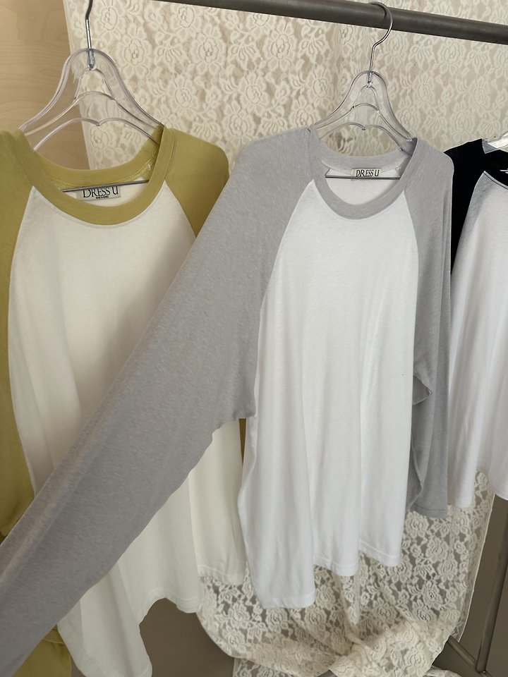 Raglan Colorblock Raglan Tee by Dress U for Women - view 1