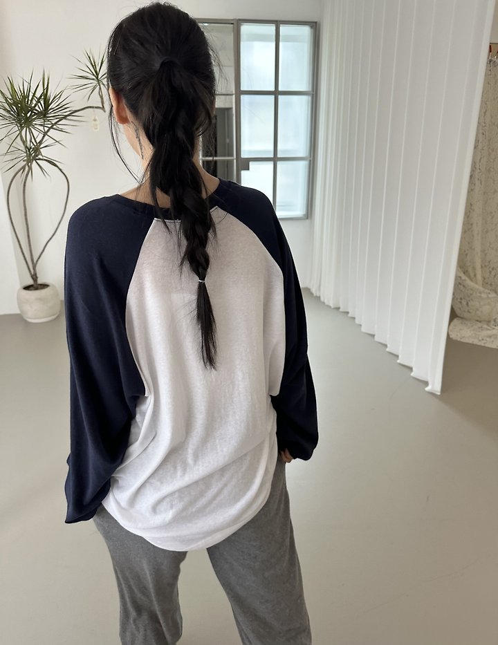 Raglan Colorblock Raglan Tee by Dress U for Women - view 11