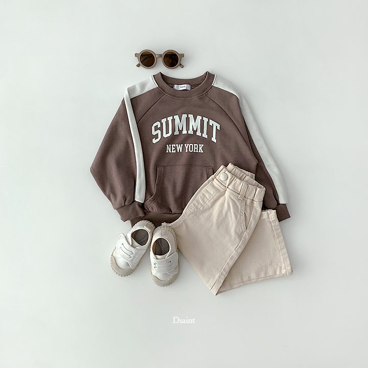 Summit Color Block Kangaroo Sweatshirt by Dsaint for Child - view 7