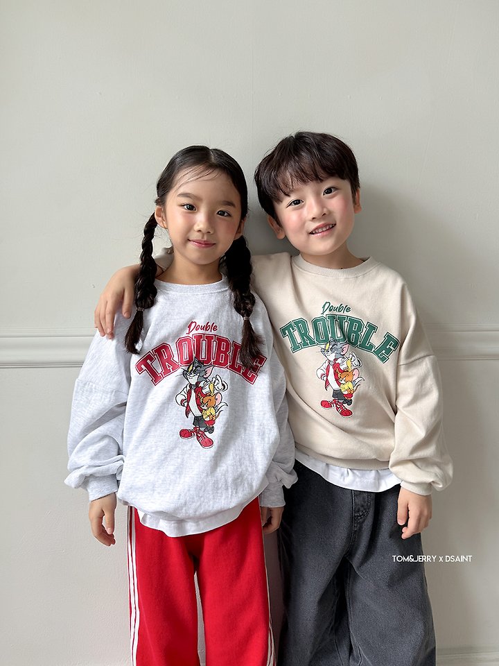 Double T and J Sweatshirt by Dsaint for Child - view 9