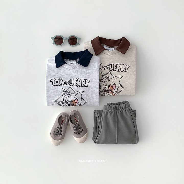 Collar T and J Sweatshirt by Dsaint for Child - view 6