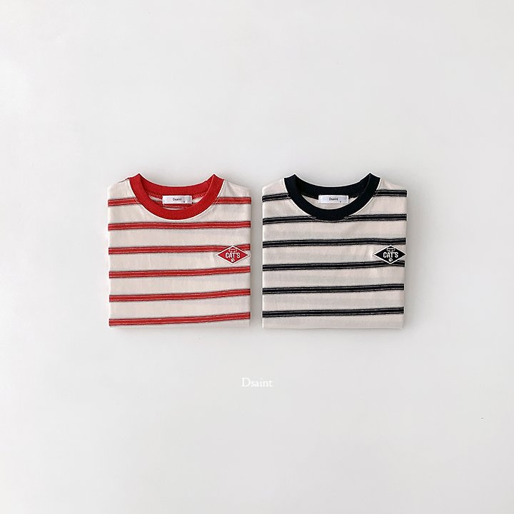 Cats Striped Tee by Dsaint for Child - view 6